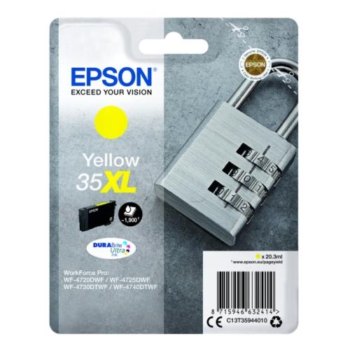 Epson Cartucho de tinta amarelo (C13T35944010 / 35XL) (elevada capacidade)