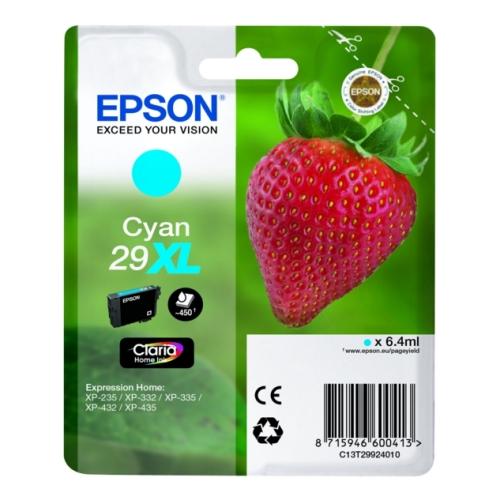 Epson Cartucho de tinta ciano (C13T29924012 / 29XL) (elevada capacidade)