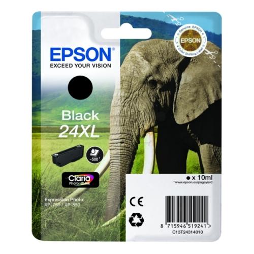 Epson Cartucho de tinta preto (C13T24314012 / 24XL) (elevada capacidade)