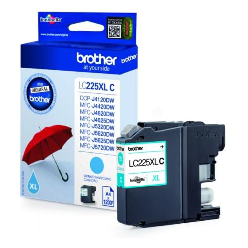 Brother Cartucho de tinta ciano (LC225XLC)