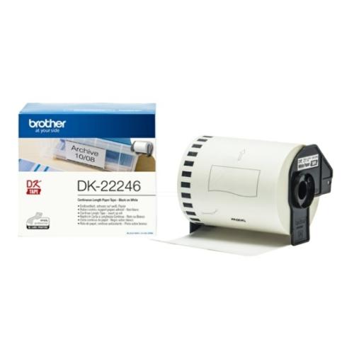 Brother Etiqueta branco (DK22246), 103mm
