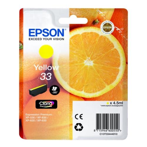 Epson Cartucho de tinta amarelo (C13T33444012 / 33)