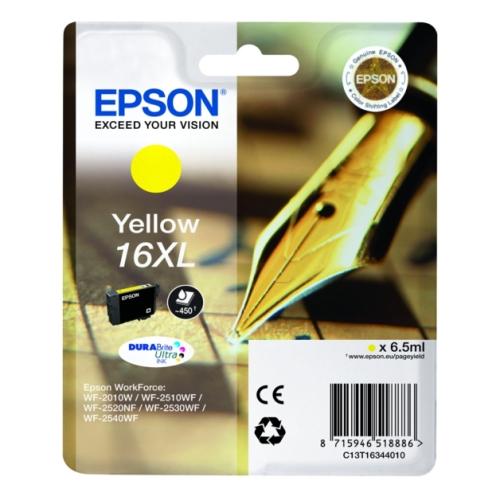 Epson Cartucho de tinta amarelo (C13T16344012 / 16XL) (elevada capacidade)