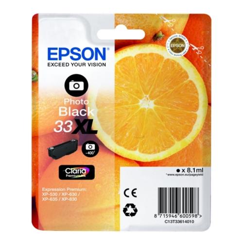 Epson Cartucho de tinta fotografia preta (C13T33614012 / 33XL) (elevada capacidade)