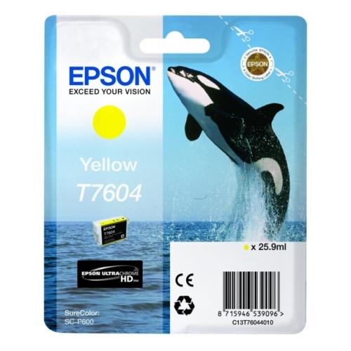 Epson Cartucho de tinta amarelo (C13T76044010 / T7604)