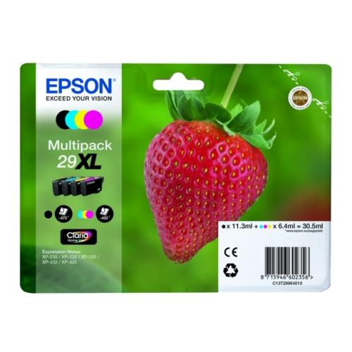 Epson Cartucho de tinta preto / ciano / magenta / amarelo (C13T29964012 / 29XL) (multipack, elevada capacidade)