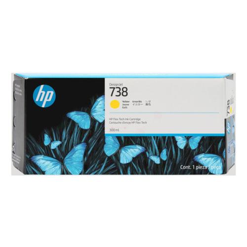 HP Cartucho de tinta amarelo (676M8A / 738)