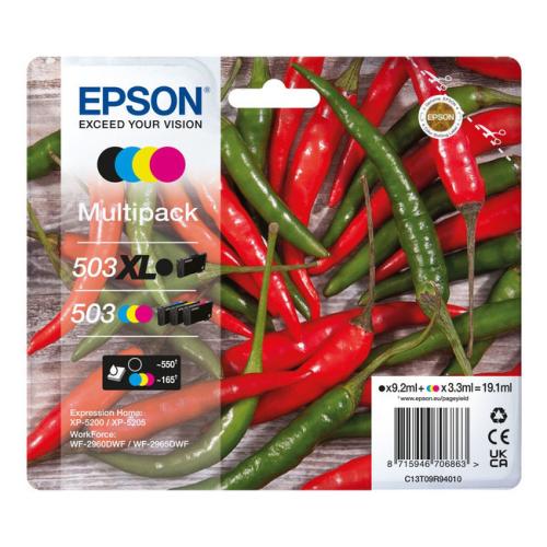 Epson Cartucho de tinta preto / ciano / magenta / amarelo (C13T09R94010 / 503XL503) (multipack)