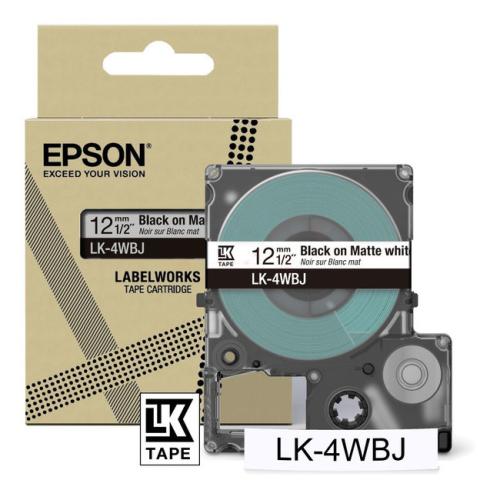 Epson Etiqueta preto / branco (C53S672062 / LK4WBJ)