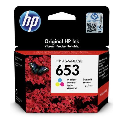 HP Cartucho de tinta cor (3YM74AE / 653)