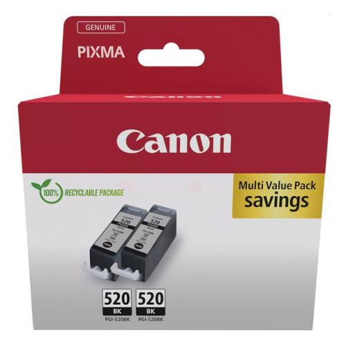 Canon Cartucho de tinta preto (2932B019 / PGI520PGBK) (Pack Duplo)