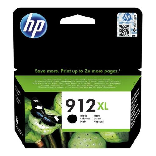 HP Cartucho de tinta preto (3YL84AE / 912XL) (elevada capacidade)