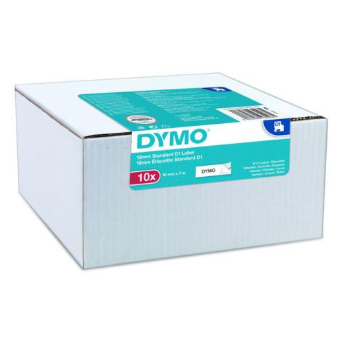Dymo Etiqueta preto / branco (2093097), 12mm