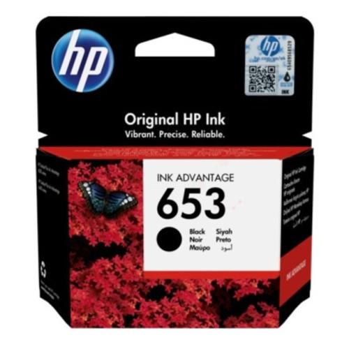 HP Cartucho de tinta preto (3YM75AE / 653)