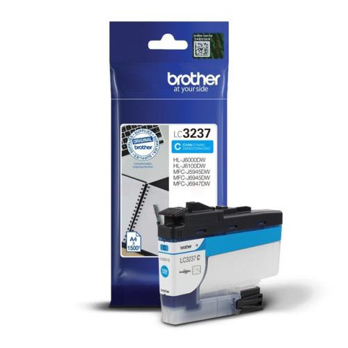 Brother Cartucho de tinta ciano (LC3237C)