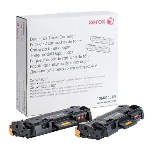 Xerox Cartucho de toner preto (106R04349 / 106R4349) (Pack Duplo)