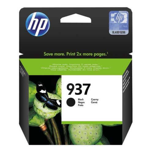 HP Cartucho de tinta preto (4S6W5NE / 937)