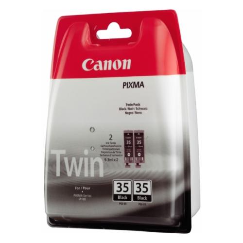 Canon Cartucho de tinta preto (1509B029 / PGI35BK) (Pack Duplo)