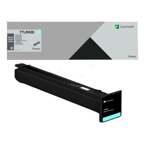 Lexmark Cartucho de toner ciano (77L0H20 / 077L0H20) (elevada capacidade)