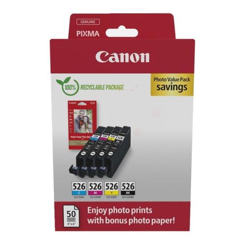 Canon Tinteiro / papel fotográfico preto / ciano / magenta / amarelo (4540B019 / CLI526) (multipack)