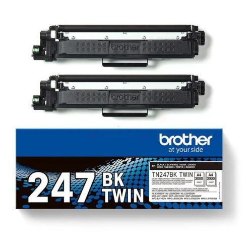 Brother Cartucho de toner preto (TN247BKTWIN) (Pack Duplo)
