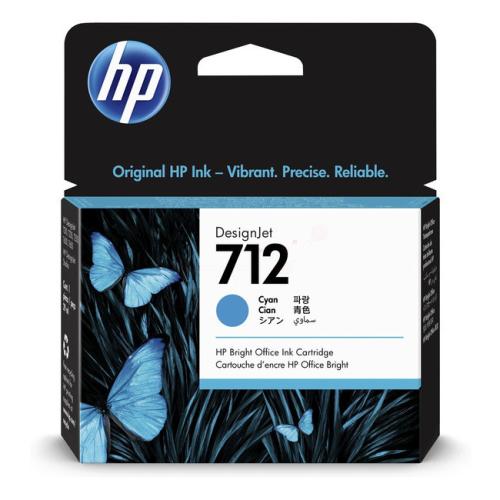 HP Cartucho de tinta ciano (3ED67A / 712)