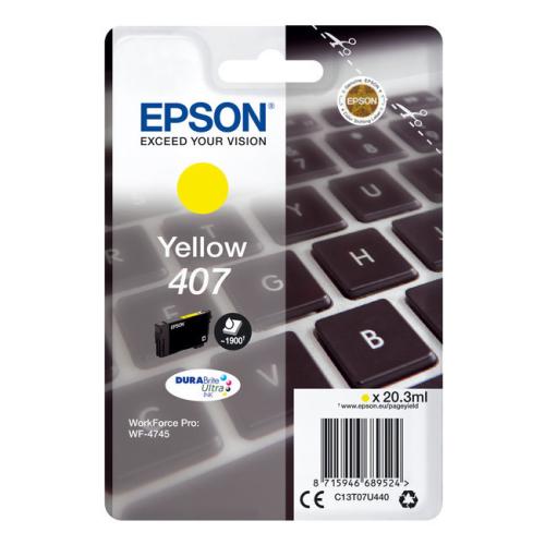 Epson Cartucho de tinta amarelo (C13T07U440 / 407)