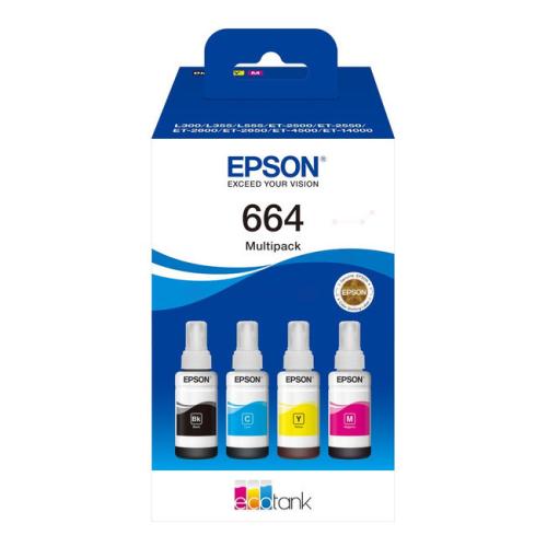 Epson Cartucho de tinta preto / ciano / magenta / amarelo (C13T66464A / 664) (multipack)