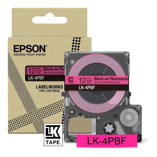 Epson Etiqueta black/Cor-de-rosa (C53S672100 / LK4PBF)