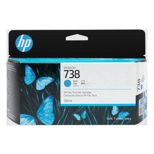 HP Cartucho de tinta ciano (498N5A / 738)
