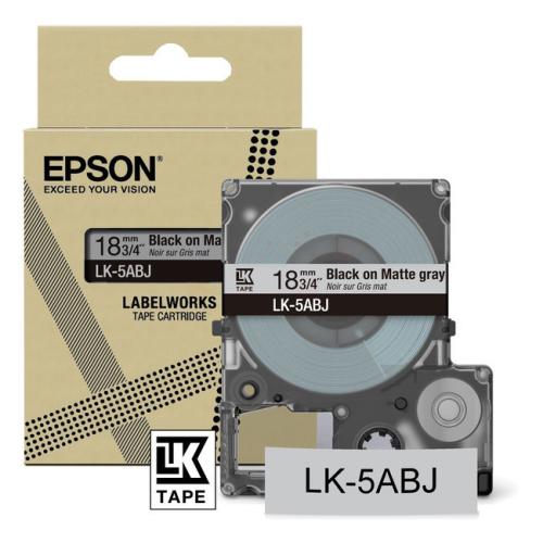 Epson Etiqueta preto / cinzento (C53S672087 / LK5ABJ)