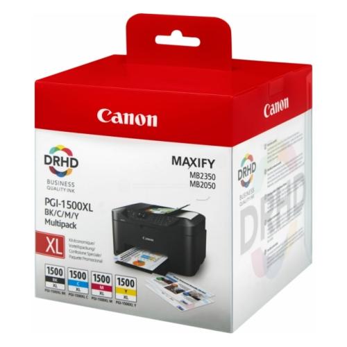 Canon Cartucho de tinta preto / ciano / magenta / amarelo (9182B010 / PGI1500XLCMYBK) (multipack)