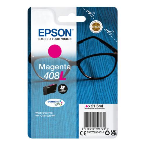 Epson Cartucho de tinta magenta (C13T09K34010 / 408L) (elevada capacidade)