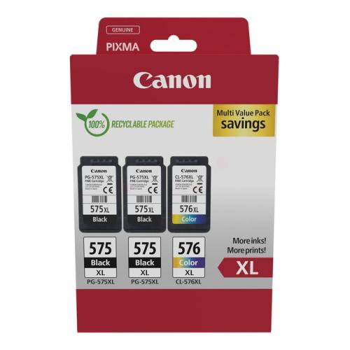 Canon Cartucho de tinta preto / cor (5437C004 / PG575XL+CL576XL) (multipack, elevada capacidade)