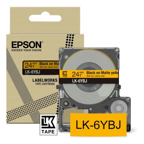 Epson Etiqueta preto / amarelo (C53S672076 / LK6YBJ)
