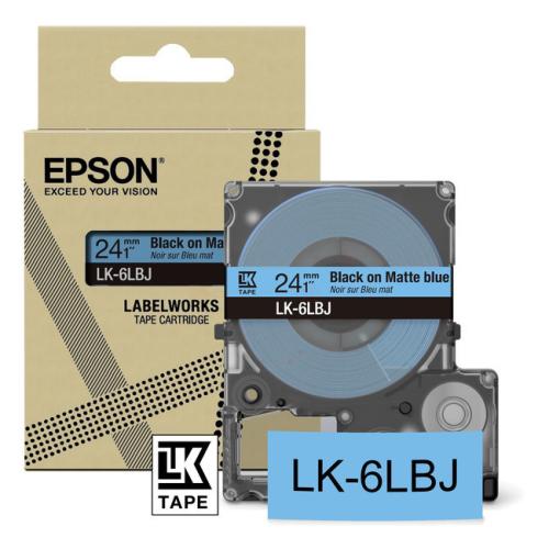 Epson Etiqueta preto / azul (C53S672082 / LK6LBJ)