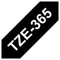 Brother Fita de rotulagem branco / preto (TZE365), 36mm, laminated
