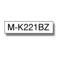 Brother Fita de rotulagem preto / branco (MK221BZ), 9mm, non laminated