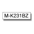Brother Fita de rotulagem preto / branco (MK231BZ / MK231), 12mm, non laminated