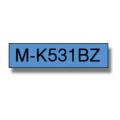 Brother Fita de rotulagem preto / azul (MK531BZ / 22805), 12mm, non laminated