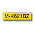 Brother Fita de rotulagem preto / amarelo (MK621BZ), 9mm, non laminated