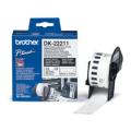 Brother Etiqueta branco (DK22211), 29mm