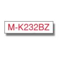 Brother Fita de rotulagem vermelho / branco (MK232BZ), 12mm, non laminated