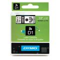 Dymo Etiqueta preto / transparente (45010 / S0720500), 12mm, laminated