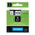 Dymo Etiqueta preto / branco (40913 / S0720680), 9mm, laminated