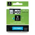 Dymo Etiqueta preto / transparente (43610 / S0720770), 6mm, laminated