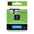 Dymo Etiqueta preto / branco (45803 / S0720830), 19mm, laminated