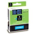 Dymo Etiqueta preto / azul (45806 / S0720860), 19mm, laminated