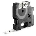 Dymo Banda de vinil preto / branco (18444 / S0718600), 12mm, laminated