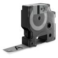 Dymo Banda de poliéster preto / metálico (18760 / S0718170), 9mm